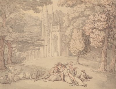 Ein Sommeridyll von Thomas Rowlandson